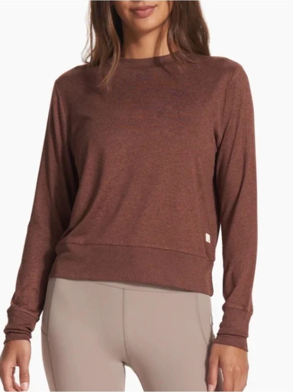 Vuori Daydream Crew in Brown Size XS